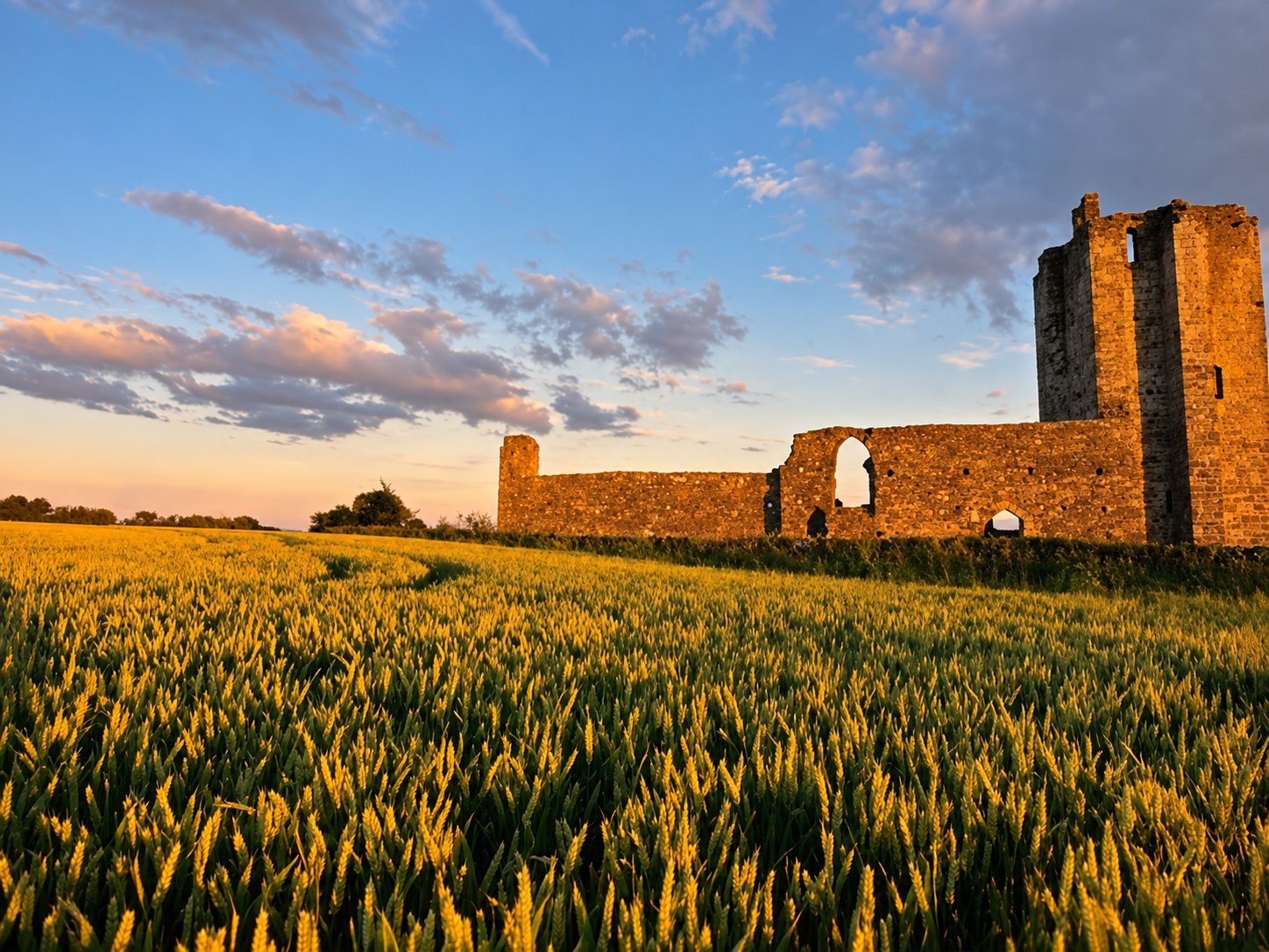 Baldongan ruins in the evening light